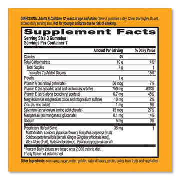 Airborne® Immune Support Gummies, Very Berry, 21-bottle freeshipping - TVN Wholesale